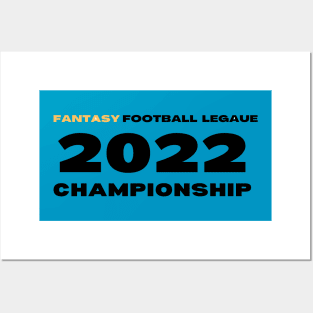 FANTASY FOOTBALL LEAGUE 2022 CHAMPIONSHIP Posters and Art